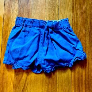 J crew kids (crewcuts) blue shorts in excellent condition